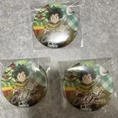 ヒロアカ　緑谷出久 缶バッジ 2個セット
