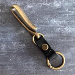ベルトフック キーフック キーリング キーホルダー レザー カラビナ ブラック