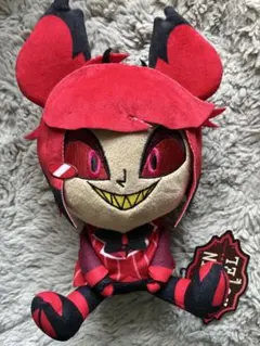 ラウンドワン限定　ハズビン・ホテルへようこそ おすわりぬいぐるみ　アラスター　3