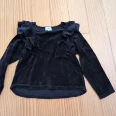 ベロア調トップス