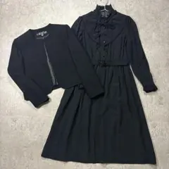 美品 東京SOIR ワンピース ジャケット ソワールベニール 冠婚葬祭
