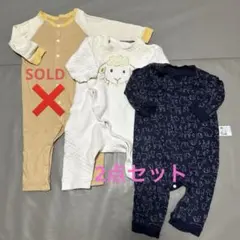 UNIQLO ベビー ロンパース 70 2枚セット
