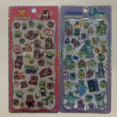 正規品　プチドロップステッカー　トイ・ストーリー　モンスターズ・インク　セット