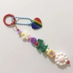 no.540／a'moureve じゃらじゃらキーホルダー　ハンドメイド　推し活