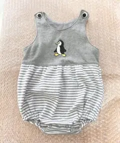 ロンパース サロペット 70cm ペンギン