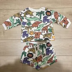 H&M 動物柄 セットアップ　9-12M