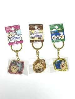 ちいかわ　ご当地　うさぎ　箱根　温泉地　キーホルダー　3点セット