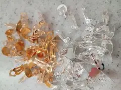 イヤリングパーツ 貼り付けカボション