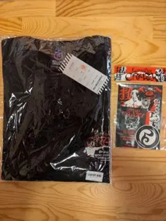 【新品未使用】CRAZY FEST プロレスTシャツ XLステッカーセット売り