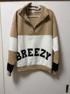 ジップアップスウェット　ブラウニービンテージ