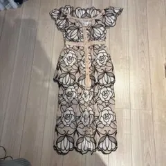 alice McCALL フラワー刺繍ノースリーブロングドレスのサムネイル