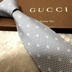 3776✨極美品✨グッチ ネクタイ 円 サークル 水玉 シャワードット
