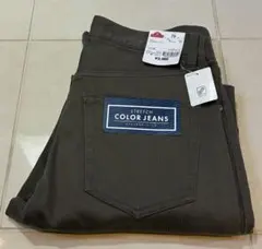 【新品】 TOPVALU トップバリュ ストレッチ ジーンズ M ダークグリーン