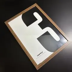 タイポグラフィアート フレーム付きポスター A4