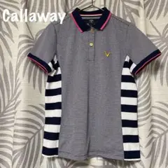 キャロウェイ　ボーダー　ポロシャツ
