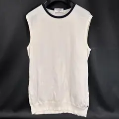 CHANEL シャネル　ボーダー　タンクトップ　ストライプ　ロゴ　ココマーク CHANEL シャネル ボーダー タンクトップ ストライプ ロゴ ココマーク