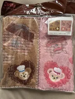 【新品】東京ディズニーシー バレンタイン限定ダッフィータオルハンカチせ2枚セット