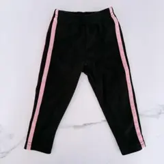ブラック×ピンクライン ベビー用パンツ 80サイズ