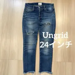 アングリッド フライドヘムストスリ デニム