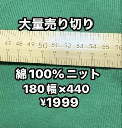 綿100%❤️やや薄手のリブニット