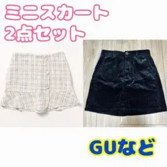 ミニスカート 2点セット GUなど L~XL