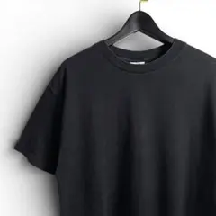 古着 90s USA製 AAA 無地 Tシャツ 黒 ブラックL F03