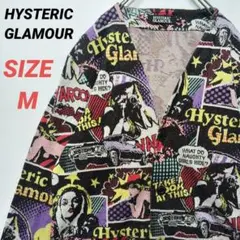 HYSTERIC GLAMOUR　総柄カーディガン　ヒスガール　メンズ　Mのサムネイル