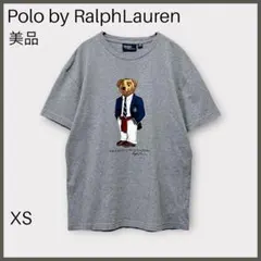 【ポロバイラルフローレン】ポロベアープリントTシャツ/美品/グレー