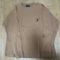 KANGOL ブラウン 長袖カットソー Mサイズ