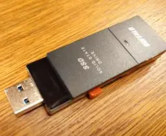 BUFFALO 外付けSSD SSD-PUTZ3U-BKC　250GB
