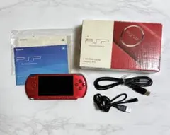 PSP3000 ラディアントレッド メタリックレッド 赤 4GB