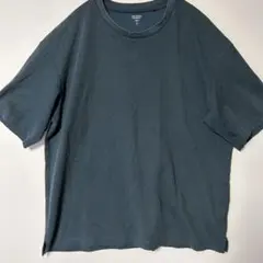 メンズ　夏服　グリーン　オーバーサイズ Tシャツ　Lサイズ