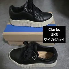 Clarks マイカジョイ 22cm UK3 スニーカー ブラック 黒のサムネイル