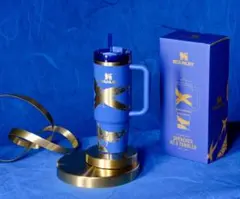 STANLEY QUENCHER H2.0 TUMBLER 青/金