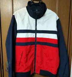 Tommy Hilfiger ナイロンジャケット M ネイビー/レッド/ホワイト