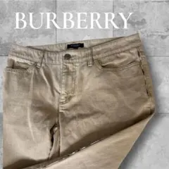 BURBERRY LONDON サイドにノバチェックのライン　デニム　チノパンのサムネイル
