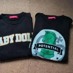 BABY DOLL 長袖Tシャツ S　2枚セット