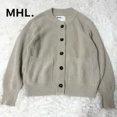 マーガレットハウエル MHL. コットン ヤクウール カーディガン II