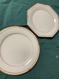 【新品・未使用】ノリタケ　大皿　八角形　丸皿　セット　プレート　食器