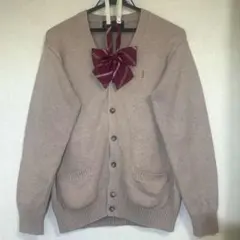 イーストボーイ EASTBOY ピンクベージュ カーディガン11号 リボンセット