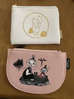プーさんとムーミンポーチ2点セット