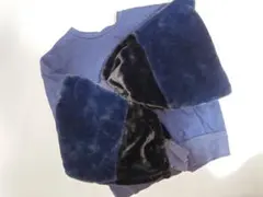 【USED】MILKFED. ネイビー フリース トレーナー