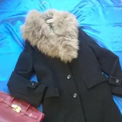 上品♪リアルファーマフラー ベージュ系　ティペット　ショール成人式　普段使いにも