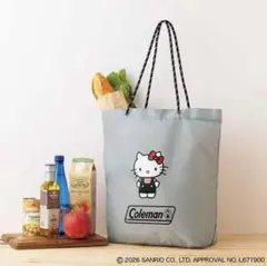 InRed10月号付録　Coleman × HELLO KITTY エコバッグ
