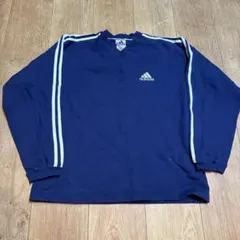 adidas ネイビー 長袖トレーナー　SIZE M