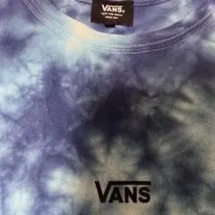 本日セール最終日！！VANS タイダイ柄 長袖カットソー ブルー Lサイズのサムネイル