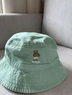 【美品】Polo Ralph Lauren ミントグリーン ハット12～24M