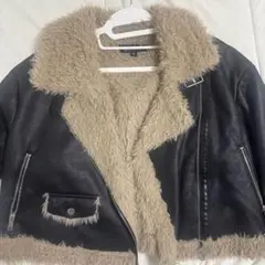 NOLESS Mサイズ レザーファージャケット