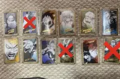 ヒロアカ 原画展 箔押しクリアカードコレクション お好きな3枚￥600-