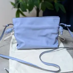 LOEWE フラメンコ ショルダーバッグ ライトブルー　ロエベのサムネイル